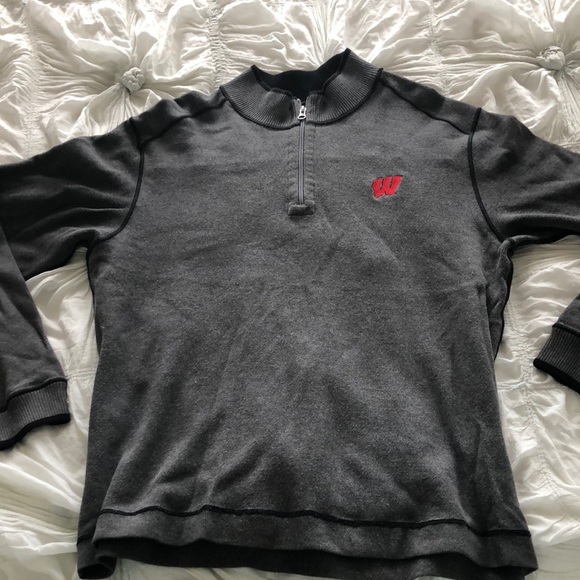 Cutter & Buck Other - Wisconsin Badgers Cutter & Buck Golf Pullover (L)
